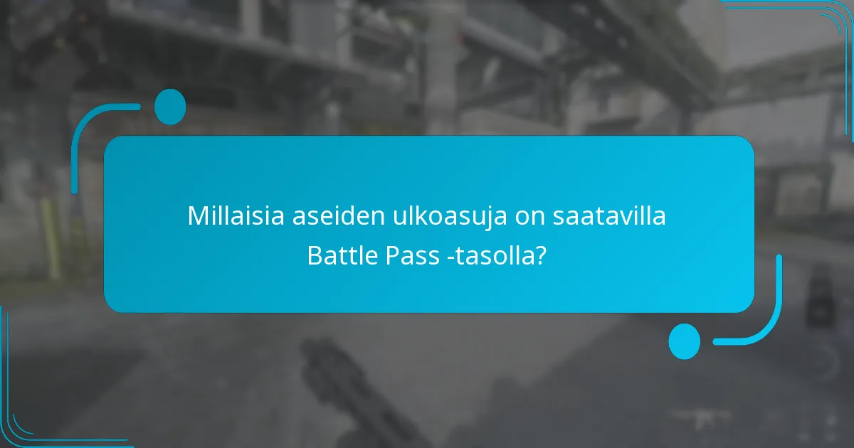 Millaisia operaattorivarusteita pelaajat voivat avata Battle Pass -tasolla?