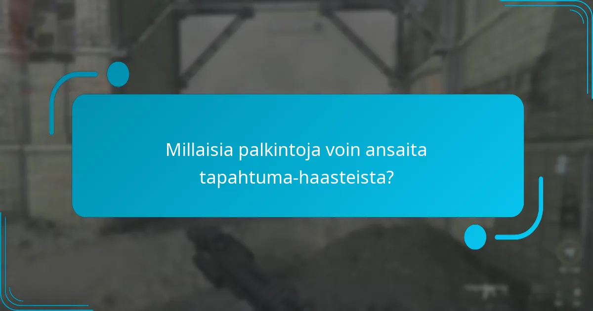Mitkä strategiat voivat auttaa minua suorittamaan tapahtuma-haasteita?
