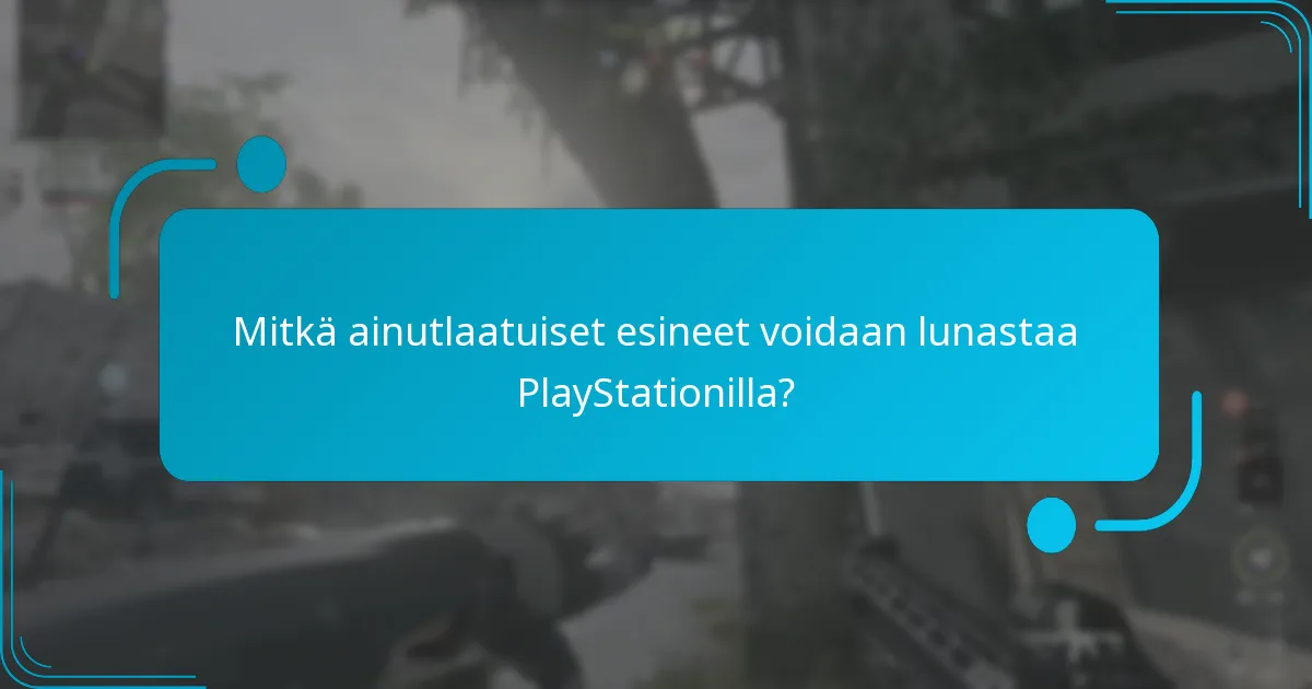 Mitkä ainutlaatuiset esineet voidaan lunastaa Xboxilla?