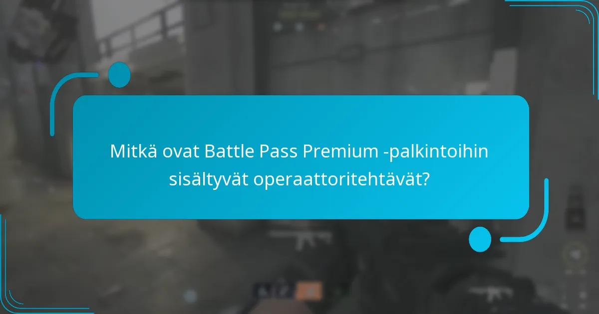 Mitkä riipukset sisältyvät Battle Pass Premium -palkintoihin?