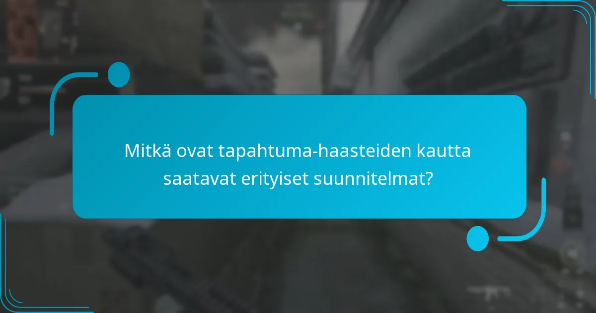Mitkä tapahtuma-haasteet tarjoavat parhaat palkinnot?